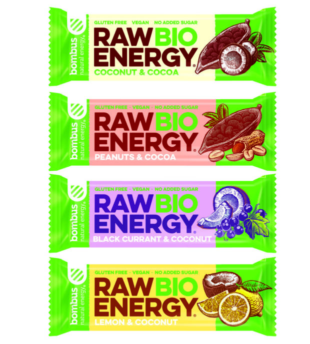 Zdravá výživa: Tyčinky Bombus Raw Bio Energy