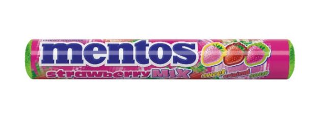 Cukrovinky: Mentos Strawberry Mix